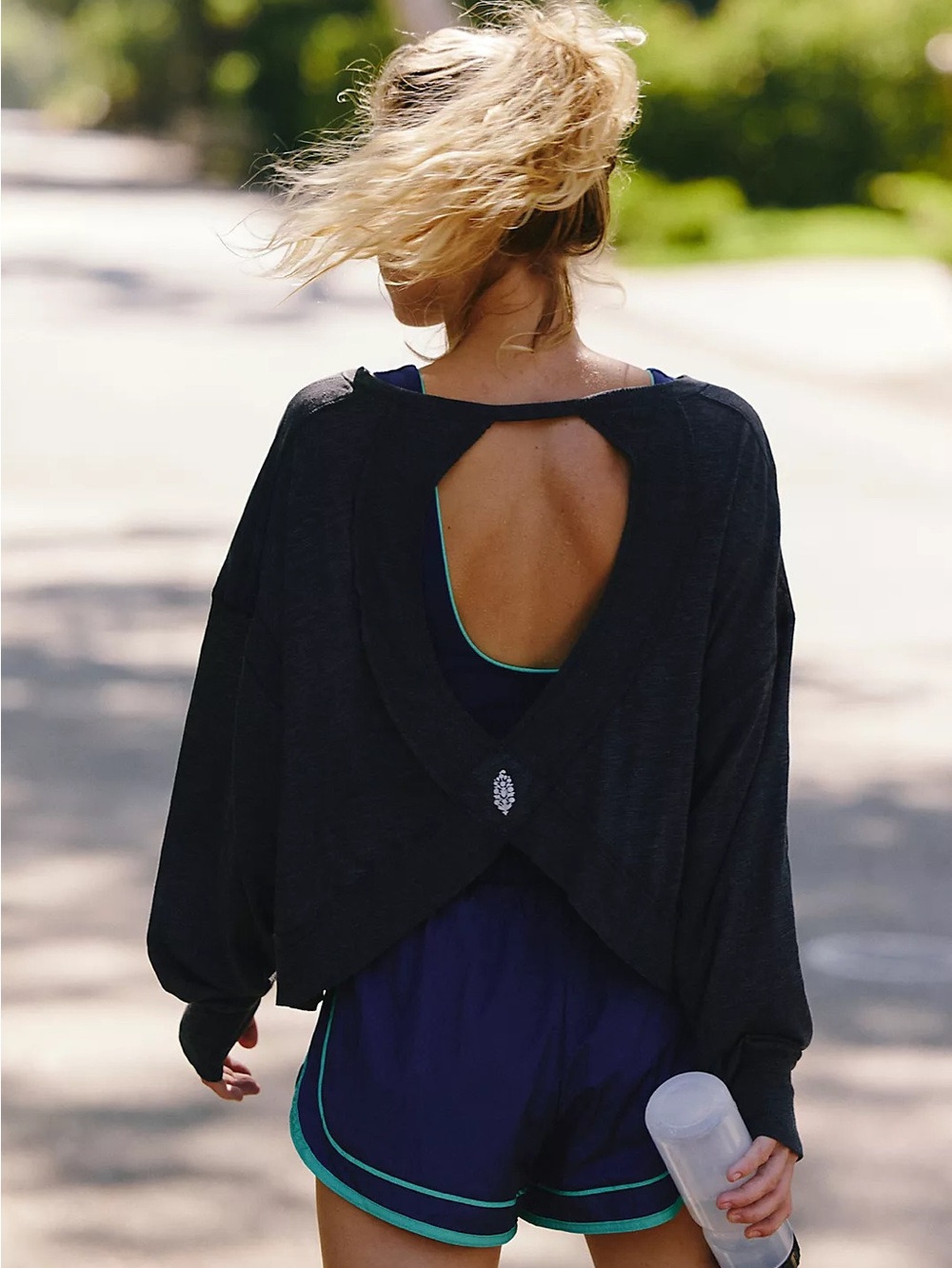 NWT FREE PEOPLE MOVEMENT My Time Layer | Black MSRP $58 CURRENT